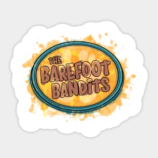 The Barefoot Bandits 'Splat Logo' Sticker